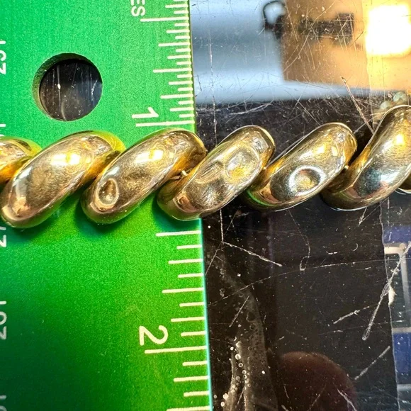 Heavy 10k San Marco bracelet - Picture 7 of 8